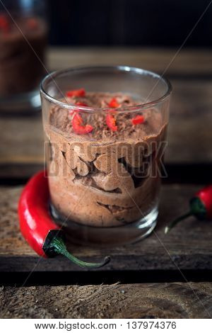 Chocolate Mousse With Chili Pepper