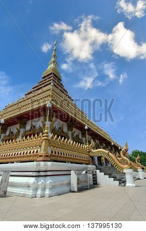 Buddha nine floor temple Wat Nhong Waeng Khonkaen Thailand