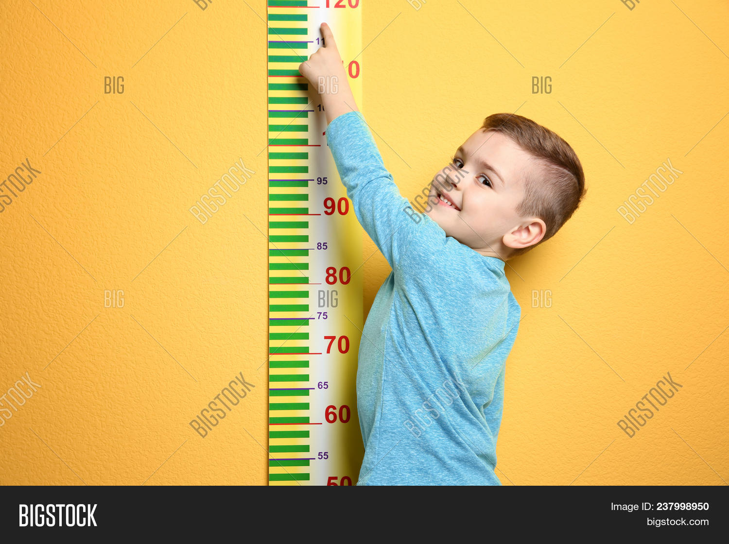 Little Boy Measuring Image & Photo (Free Trial) | Bigstock