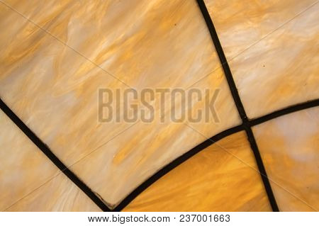Staind Glass And Lead Frame Close Up Background Image