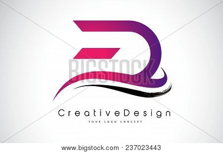 Ed E D Letter Logo Design In Black Colors. Creative Modern Letters Vector Icon Logo Illustration.