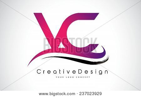 Vc V C Letter Logo Design In Black Colors. Creative Modern Letters Vector Icon Logo Illustration.