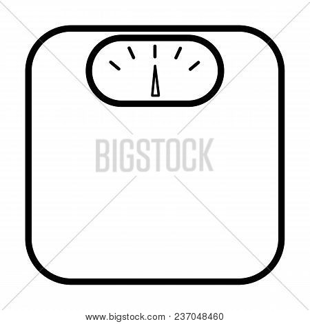 Weighing Scales Line Icon.96x96 For Web Graphics And Apps. Simple Minimal Pictogram. Vect