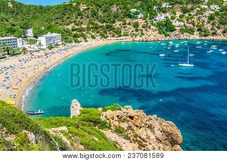Ibiza Cala De Sant Vicent Caleta De San Vicente Beach Turquoise Water