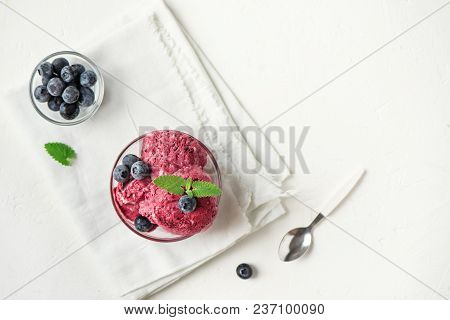 Blueberry Ice Cream