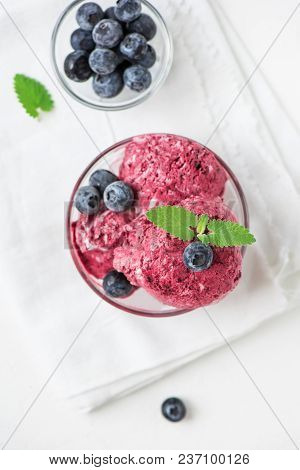 Blueberry Ice Cream