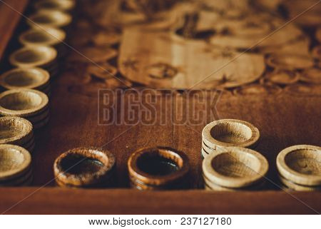 Board For A Game Of Backgammon