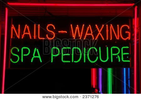 Woskowanie Spa Pedicure paznokcie