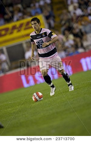 สเปนลีแข่งขันฟุตบอลหรือฟุตบอลในยุโรป - บาเลนเซีย vs Espanyol - Octuber 2007 - 2007-2008 