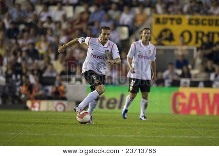 สเปนลีแข่งขันฟุตบอลหรือฟุตบอลในยุโรป - บาเลนเซีย vs Espanyol - Octuber 2007 - 2007-2008 