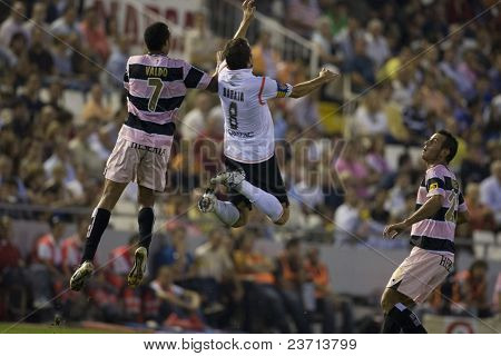 สเปนลีแข่งขันฟุตบอลหรือฟุตบอลในยุโรป - บาเลนเซีย vs Espanyol - Octuber 2007 - 2007-2008 