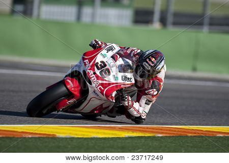 巴伦西亚，西班牙-11 月 6 日： MotoGP Comunitat 瓦伦西亚-Mika Kalio-关于 2009 年 11 月 6 日在瓦尔