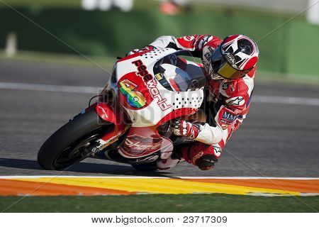 巴伦西亚，西班牙-11 月 6 日： MotoGP Comunitat 瓦伦西亚-巴贝拉赫克托-关于在 2009 年 11 月 6 日