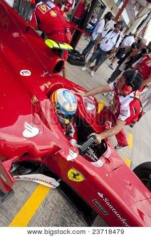 VALENCIA, Espanja - 26 kesäkuu: Formula 1 Valencian katurata - Fernando Alonso - 26 kesäkuu 2010 VA