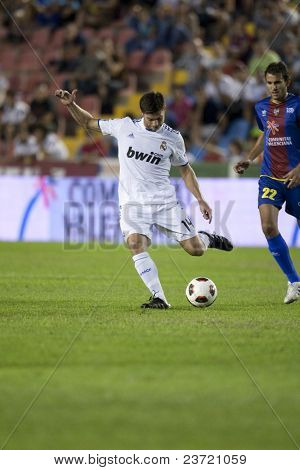 VALENCIA, Spagna - settembre 25:Spanish Professional Soccer League, Levante U.D. vs Real Madrid - Ciu
