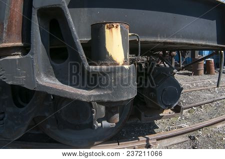 Remote Support Of The Railway Crane In The Folded Position