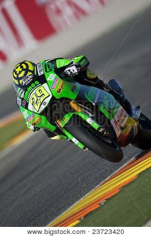วาเลนเซีย สเปน - 6 พฤศจิกายน: Iannone ใน motogp Grand Prix ของ Comunitat Valenciana ริคาร์โด Torm