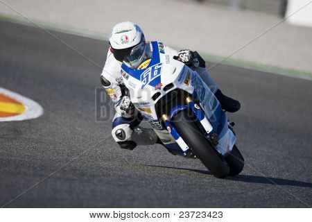 VALENCIA, Espanha - 6 de novembro: Rasender no motogp Grand Prix da Comunitat Valenciana, Ricardo Tor