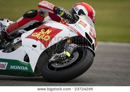 VALENCIA, İspanya - 7 Kasım: Simoncelli MotoGP Comunitat Valenciana, Ricardo T Grand Prix