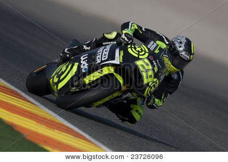 VALENCIA, Spagna - 10 febbraio: Partecipante in Moto2 e 125 prova - Iannone - il 10 febbraio, 2