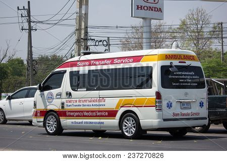 Ambulance Van Of Siam Tranfer Service.