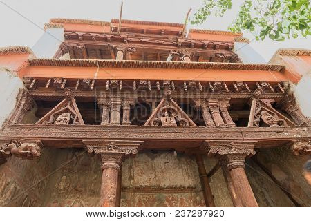 Alchi Monastery , Old Architecture - It Is A Famous Buddhist Temple In,leh, Ladakh, Jammu And Kashmi