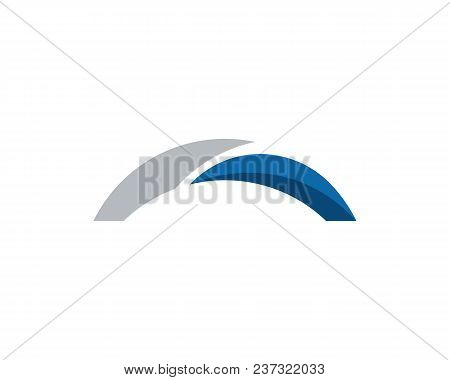 Bridge Icon Vector Illustration Logo Template Design,