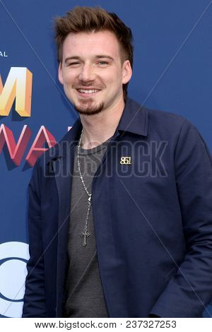 LAS VEGAS - APR 15:  Morgan Wallen at the Academy of Country Music Awards 2018 at MGM Grand Garden Arena on April 15, 2018 in Las Vegas, NV