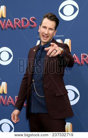 LAS VEGAS - APR 15:  Russell Dickerson at the Academy of Country Music Awards 2018 at MGM Grand Garden Arena on April 15, 2018 in Las Vegas, NV