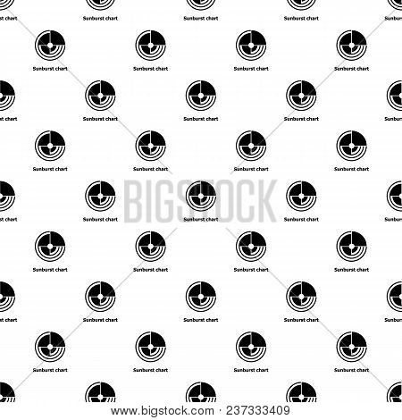 Sunburst Chart Pattern Vector Seamless Repeating For Any Web Design
