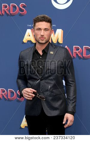 LAS VEGAS - APR 15:  Michael Ray at the Academy of Country Music Awards 2018 at MGM Grand Garden Arena on April 15, 2018 in Las Vegas, NV