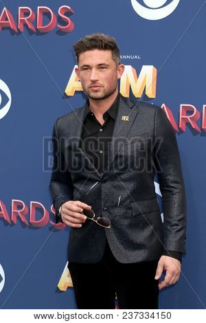 LAS VEGAS - APR 15:  Michael Ray at the Academy of Country Music Awards 2018 at MGM Grand Garden Arena on April 15, 2018 in Las Vegas, NV