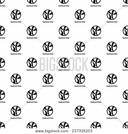 Sunburst Chart Pattern Vector Seamless Repeating For Any Web Design