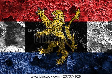 Benelux Grunge Flag,  Politico-economic Union Of  Belgium, Netherlands, Luxembourg