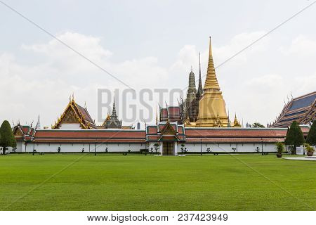 Bangkok Thailand :- March 24, 2018:- Wat Phra Kaew ,temple Of The Emerald Buddha ,full Official Name