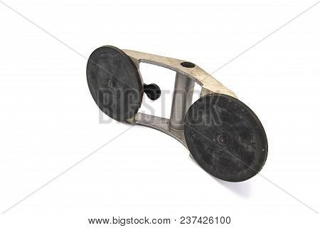 Suction Lifter - Tool Platform - The Open Floor In Server Room Raised Floor Tile Lifter Isolated Whi