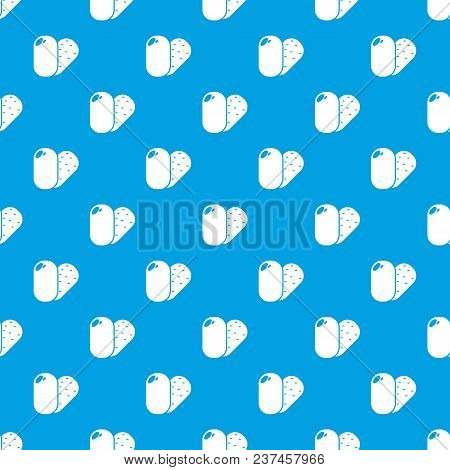 Soap Pattern Vector Seamless Blue Repeat For Any Use