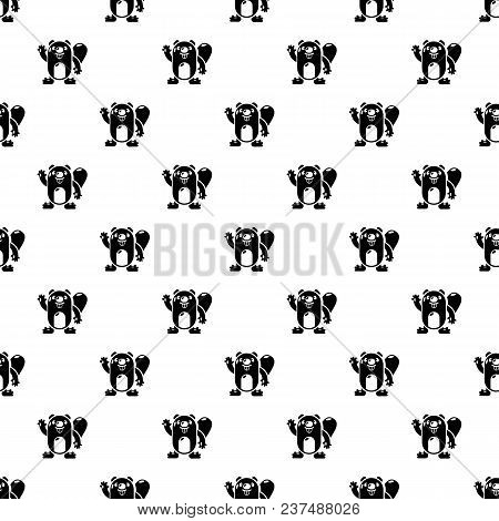 Beaver Pattern Vector Seamless Repeating For Any Web Design