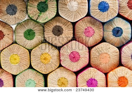 Wand der Buntstifte