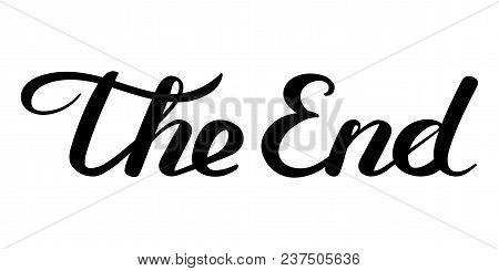 End Handwritten Vector & Photo (Free Trial) | Bigstock