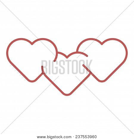 Hearts Outline Icon