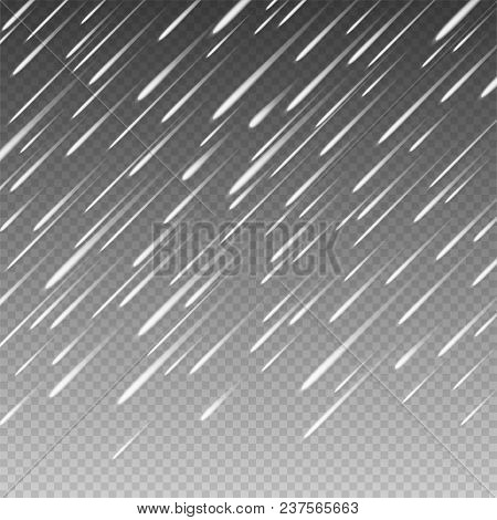 Anglewise Rain Drops On A Transparent Background For Web And App Graphic Design. Vector Illustration
