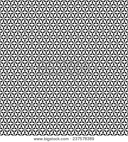 Seamless Geometric Line Pattern In Arabian Style, Ethnic Floral Ornament. Seamless Vector Texture Fo