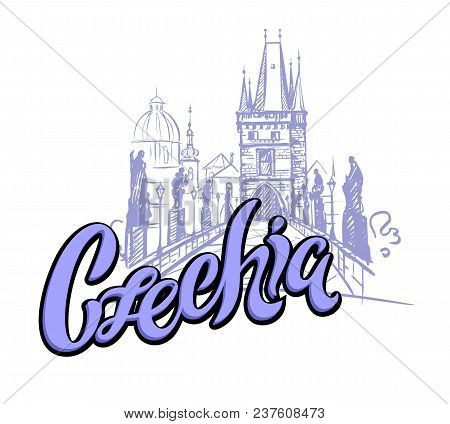 Travel. A Trip To The Czech Republic. The City Of Prague. Sketch. The Charles Bridge. The Design Con