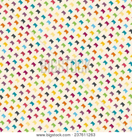 Abstract Flat Design Colored Background. Vector Illustration.