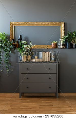 Mockup In Grey Living Room