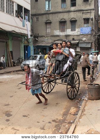 Riksja Taxi In Kolkata