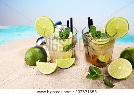 Lemon Fruit Lime Caipirinha Of Brazil