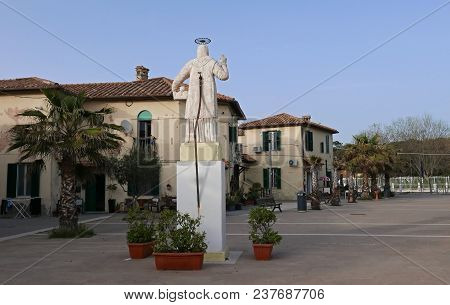 The Old Fishermen Village Along The Tyrrenian Coast, Rome, Italy