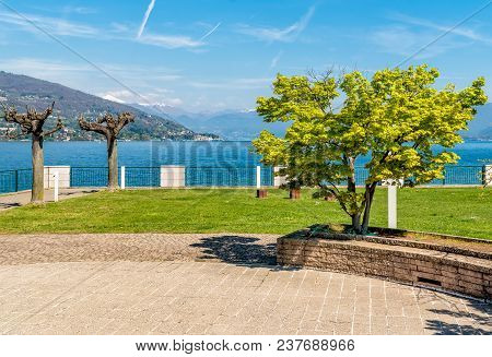 Lakefront of Ranco, is small village located on the shore of Lake Maggiore in province of Varese, It